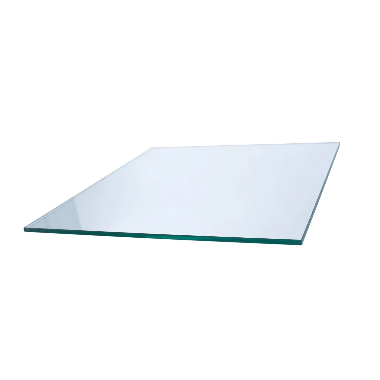 18" Square Clear Glass Table Tops