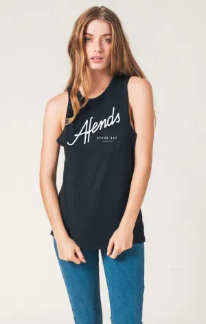 Afends Womens Coffee - Bandcut Tee