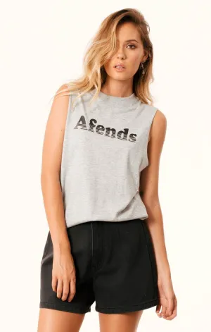 Afends Womens Fade - Logo Bandcut Tee