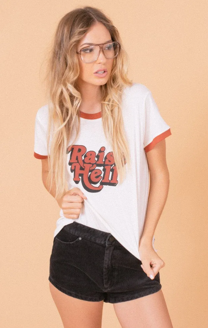 Afends Womens Raise Some Hell - Graphic Tee