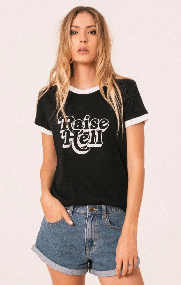 Afends Womens Raise Some Hell - Graphic Tee