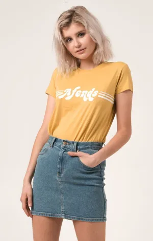 Afends Womens Summer Of 76  - Standard Fit Tee