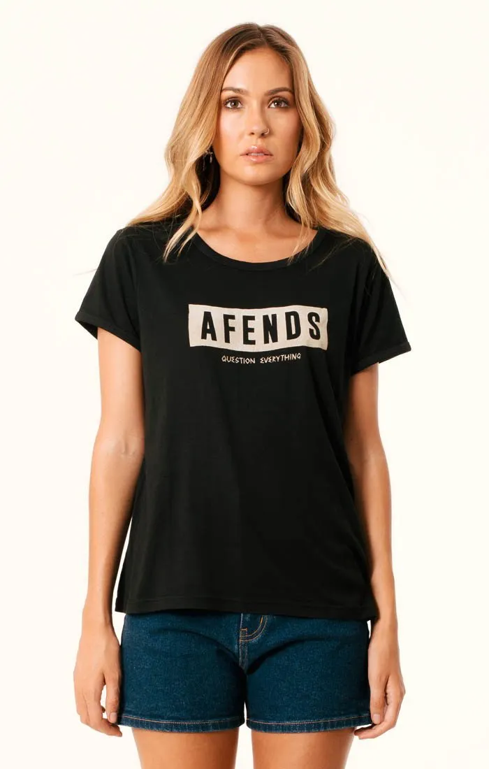 Afends Womens Whiskey - Logo Tee