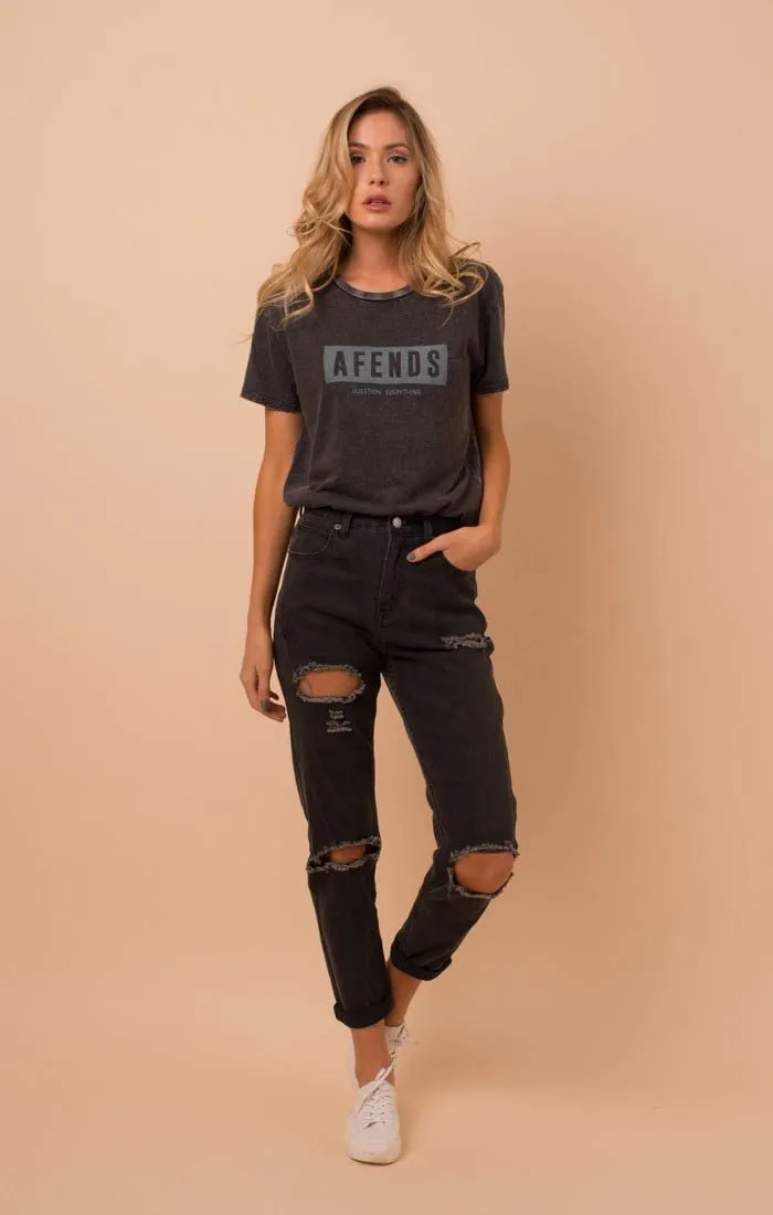 Afends Womens Whiskey - Logo Tee