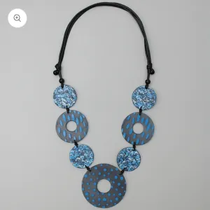 Blue Rosalyn Necklace: Sylca