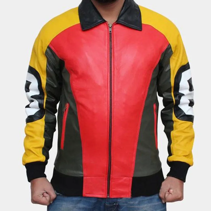 Buy Best Style Fashion 8 Ball Leather Bomber Jacket Shop Genuine Jacket