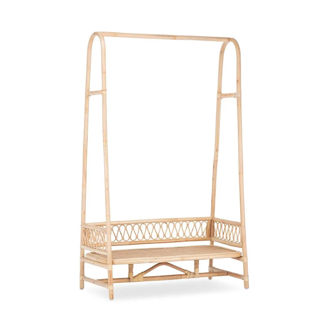 CuddleCo Aria Clothes Rail - Rattan