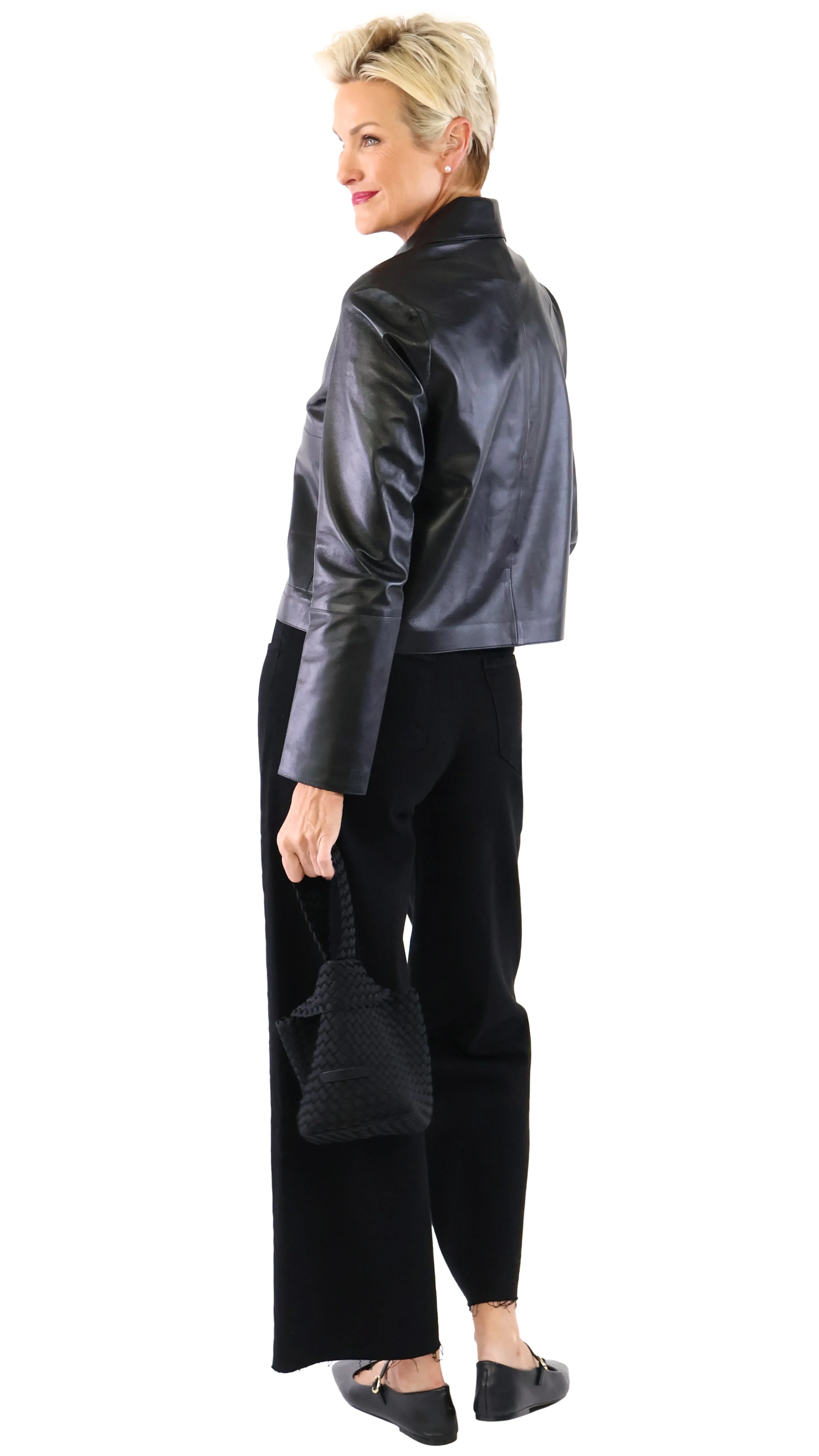 Emy Leather Jacket - Black