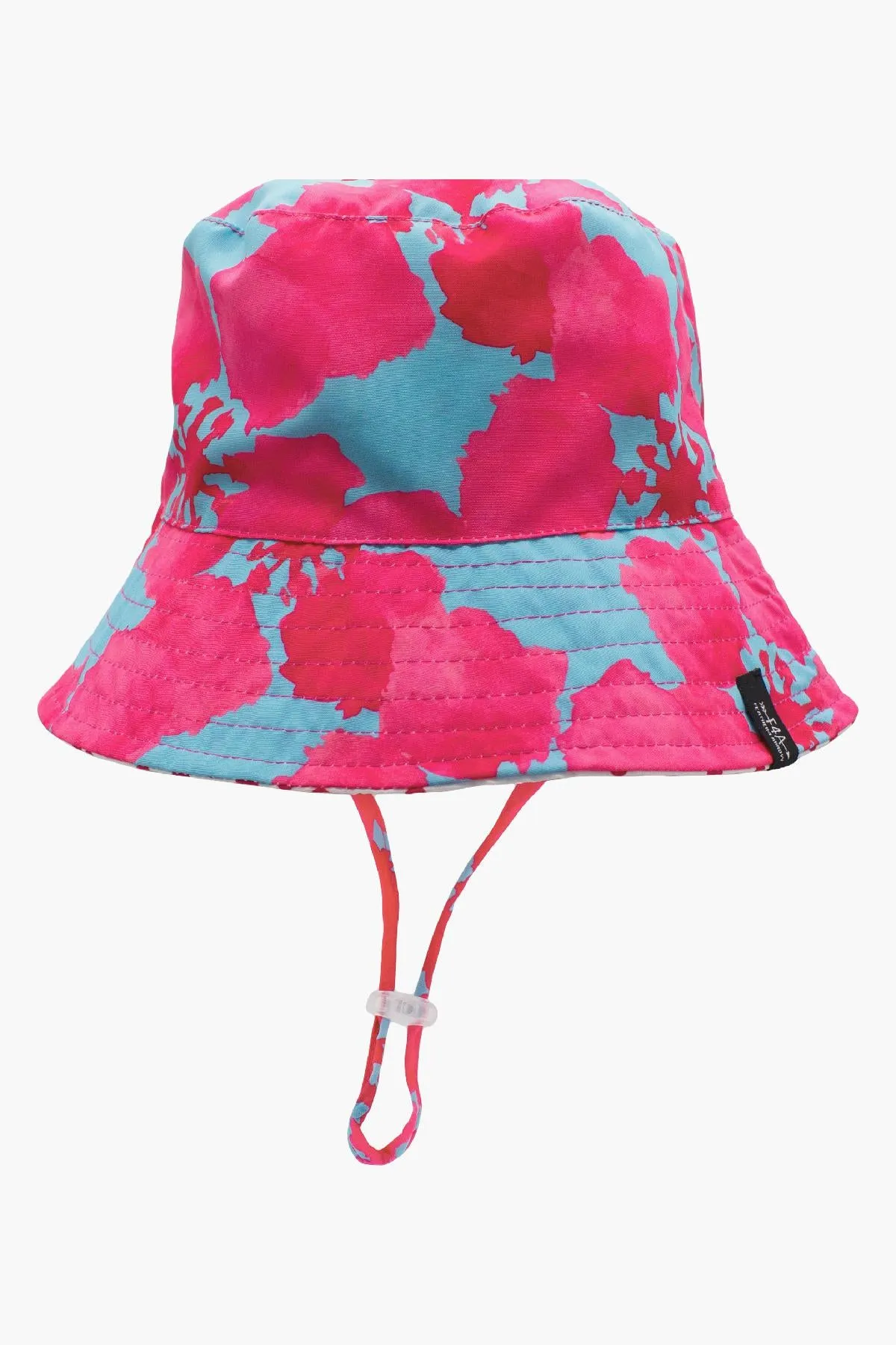 Feather 4 Arrow Suns Out Bucket Kids Hat - Hibiscus