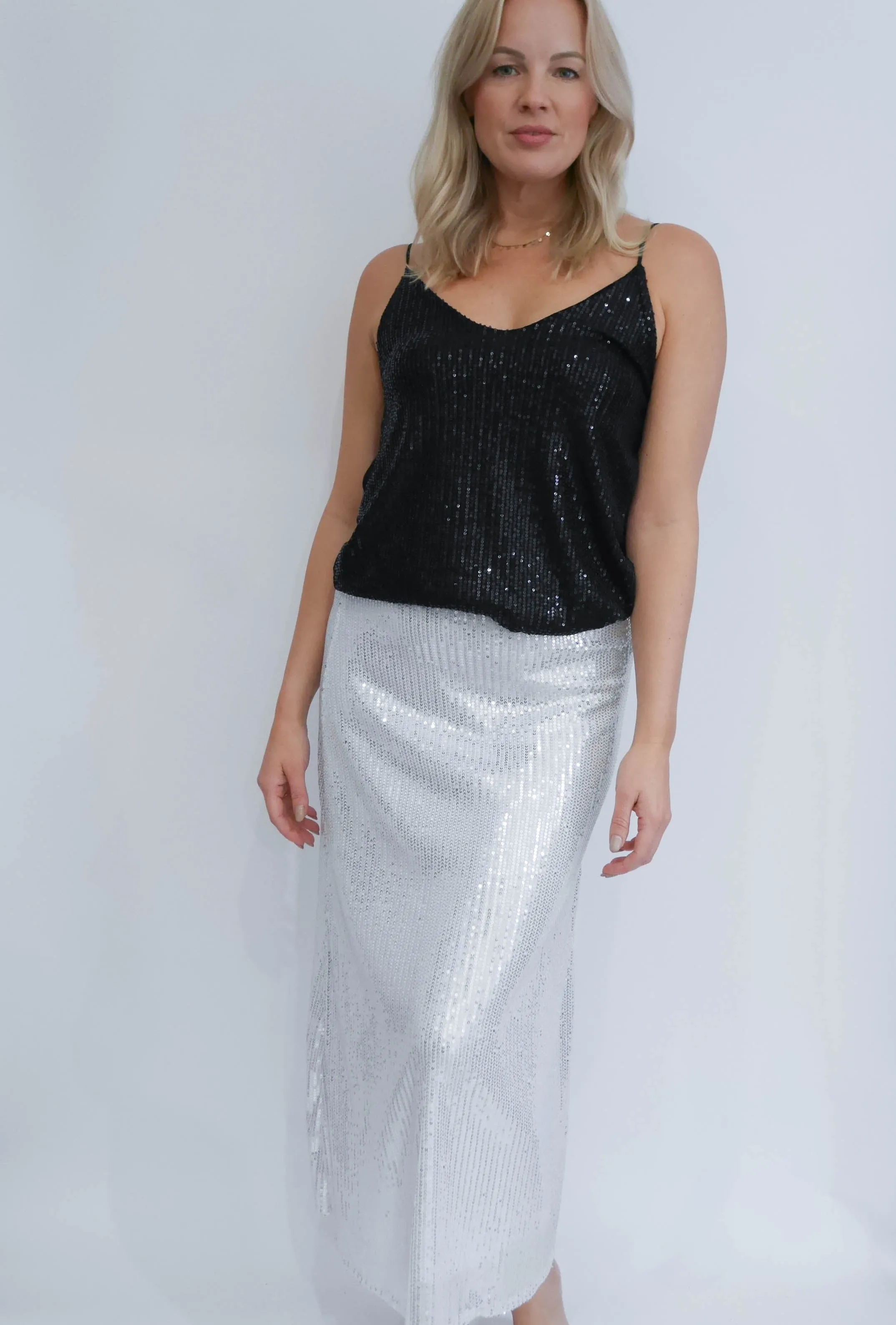 Lucia Skirt Silver