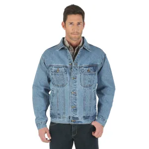 Men's Wrangler Rugged Denim Jacket In Vintage Indigo