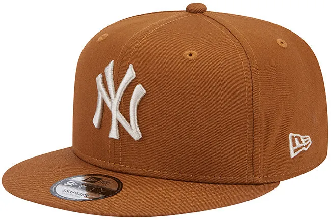 New Era Accessories League Essential 9Fifty NY Yankee Toasted Peanut Stone