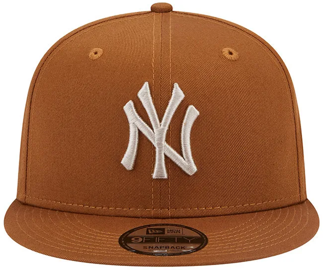 New Era Accessories League Essential 9Fifty NY Yankee Toasted Peanut Stone