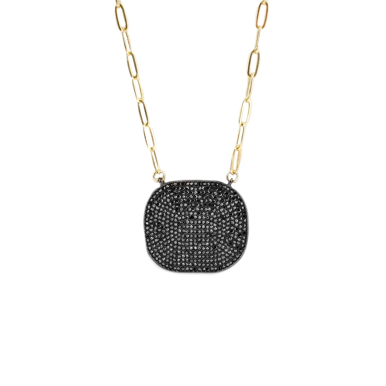 pave statement necklace