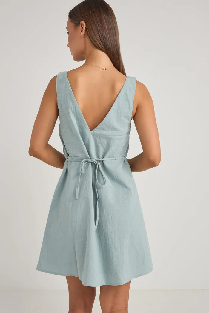 Rhythm Harper Mini Dress - SEAFOAM