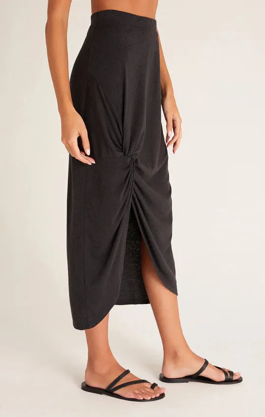 SABINA TRIBLEND KNOT SKIRT