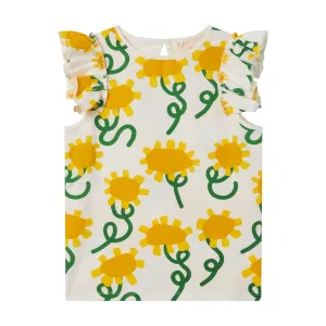 Sunflower Print Top