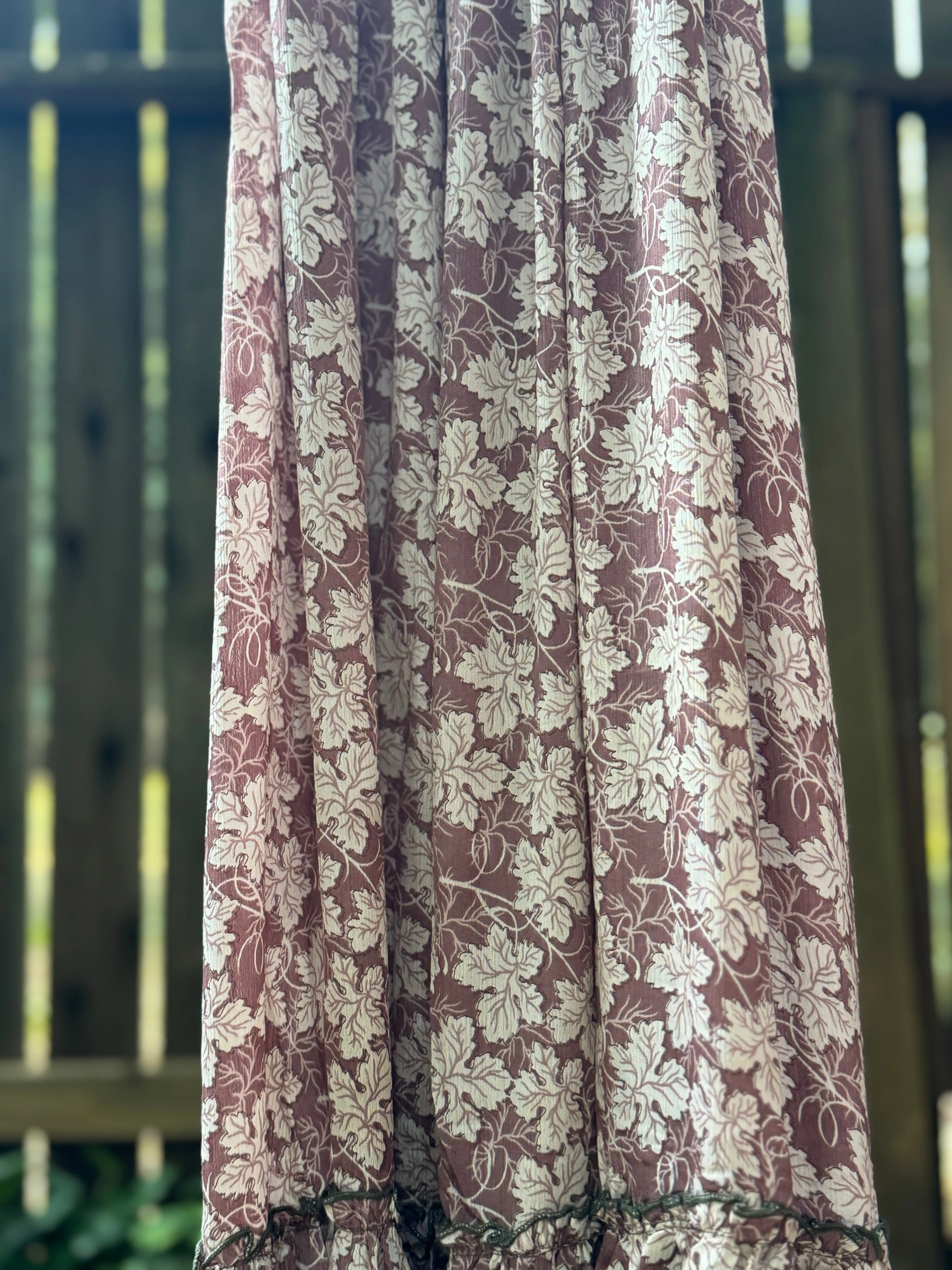 Topanga Maxi Dress - M - Mauve Mood