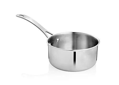 Vinayak International Stainless Steel Sauce Pan, Sauce Pot, Milk Pan 1 Pc Dia - 15 cm Capacity - 1000ml