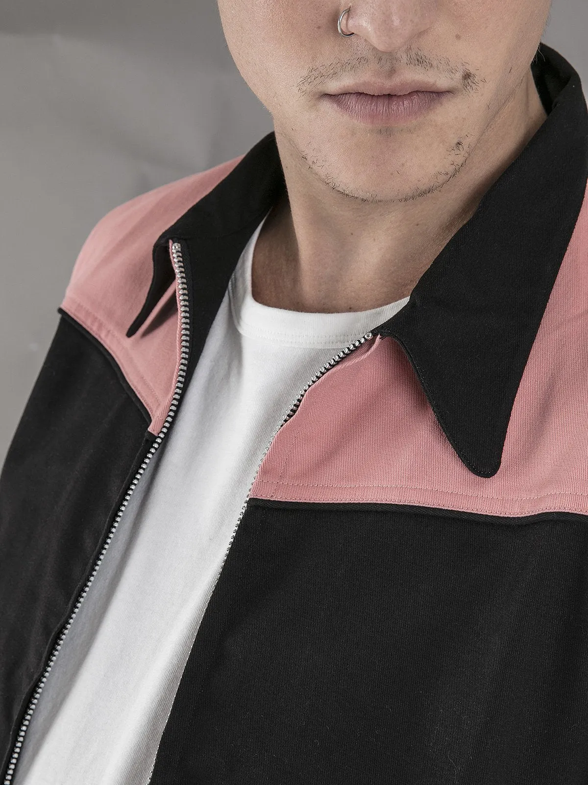 Western Jacket - Pink/Black